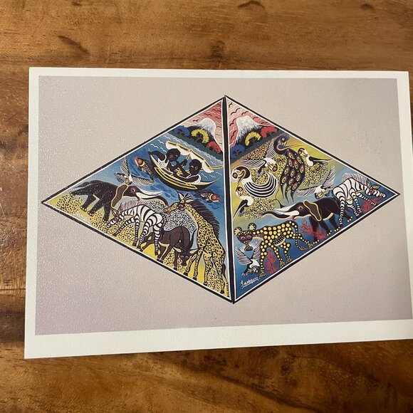 Tinga Tinga Card Lot of 47 I.M. Mlaponi Kichaka Kenya Omary Adam Allyys - Picture 4 of 7